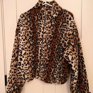 Cheetah print jacket